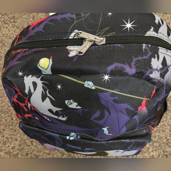 KBNL Maleficent 12inch Deluxe Oversize Print Daypack A21311 Medium - Picture 3 of 9